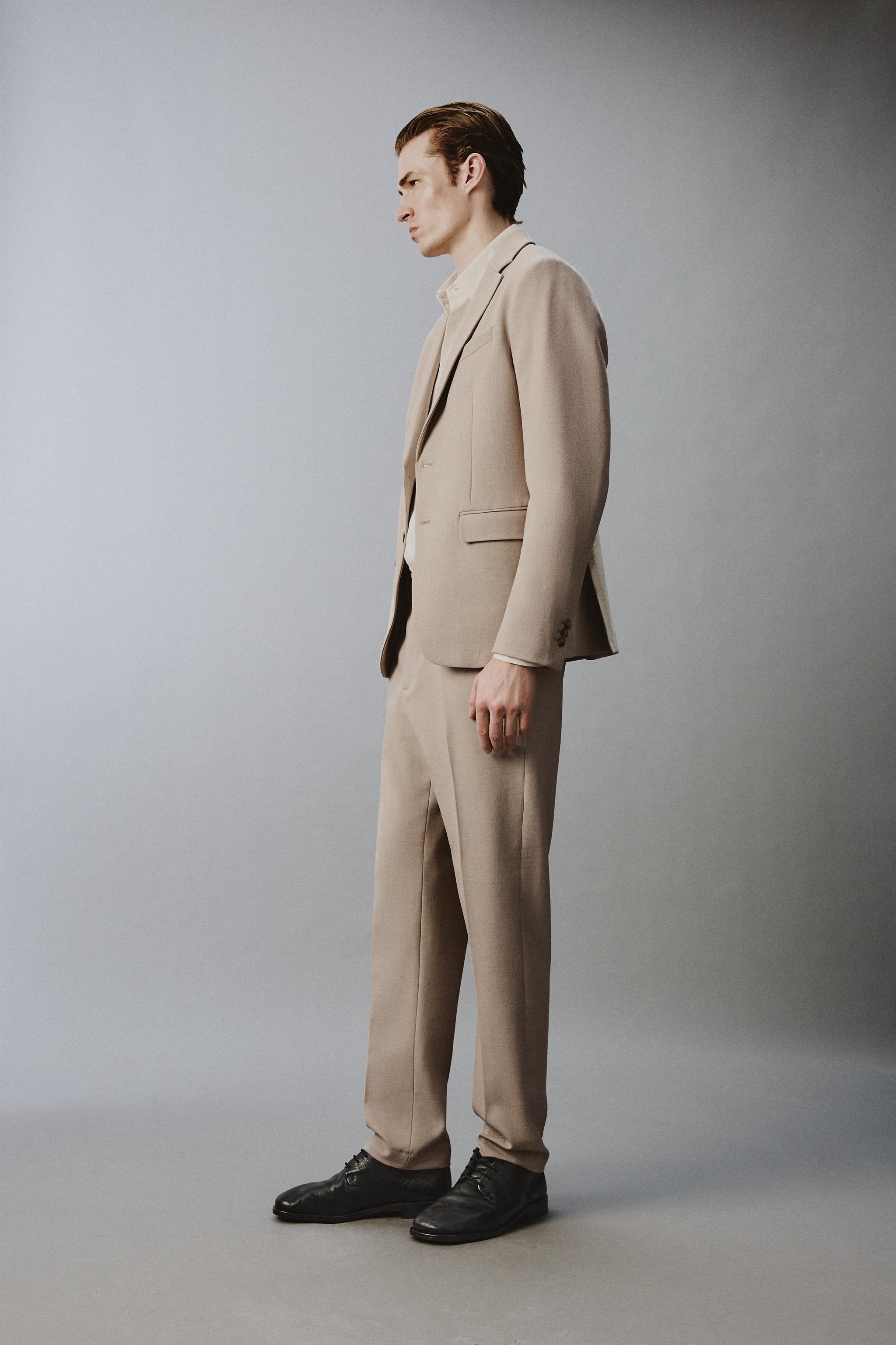 SLIM FIT SUIT PANTS
